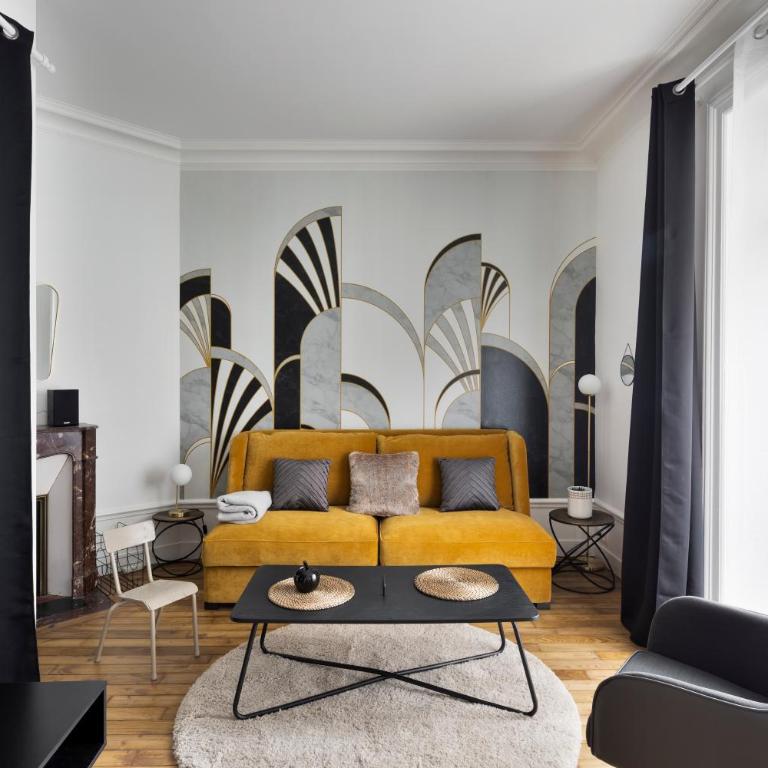 Le Contour Saint-Aubin - Inspiration Art Déco en cœur de Ville - One-Bedroom Apartment - 8