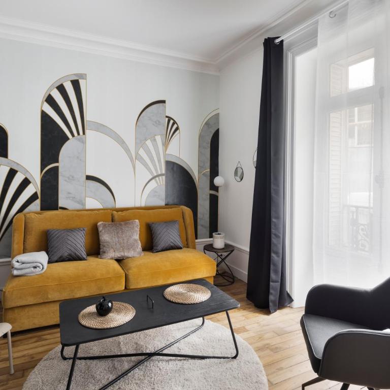 Le Contour Saint-Aubin - Inspiration Art Déco en cœur de Ville - One-Bedroom Apartment - 10