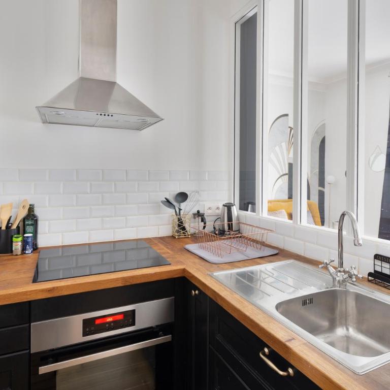 Le Contour Saint-Aubin - Inspiration Art Déco en cœur de Ville - One-Bedroom Apartment - 3
