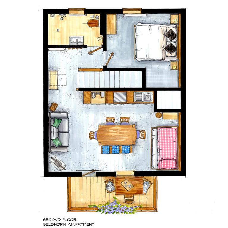 Haus Schneeberg mit Hochkönig Card - Superior Apartment mit 1 Schlafzimmer und eigenem Balkon - 21