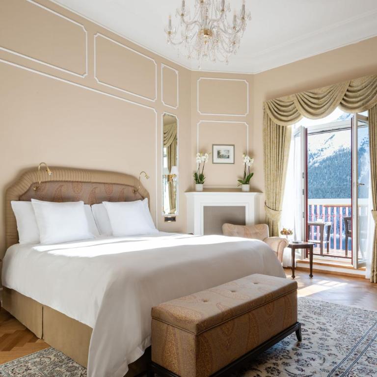 Badrutt's Palace Hotel St Moritz - Signature Doppelzimmer mit Balkon und Seeblick - 2