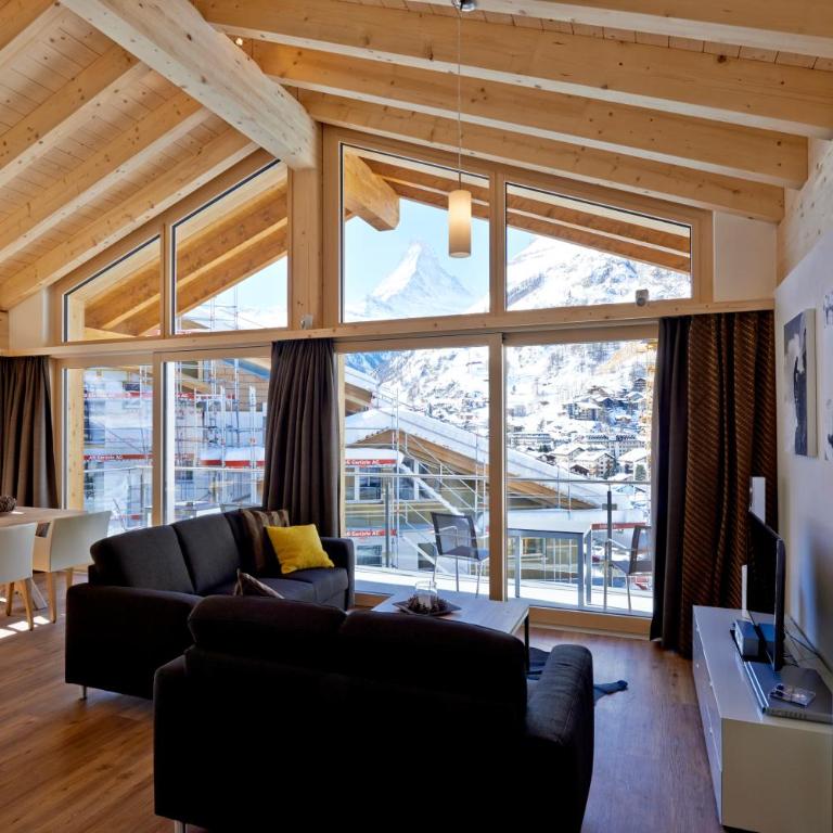 Welschen Apartments Hörnligrat - Apartment mit 2 Schlafzimmern und Balkon – Dachgeschoss - 1