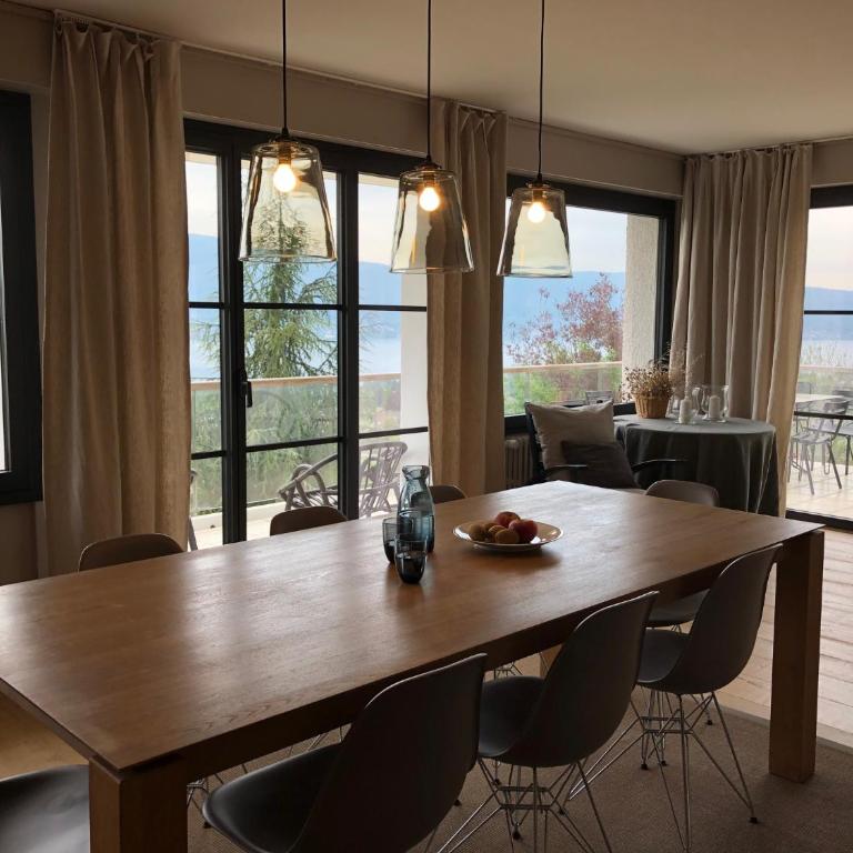 Vue exceptionnelle sur lac d'Annecy et Montagnes - Villa - 8