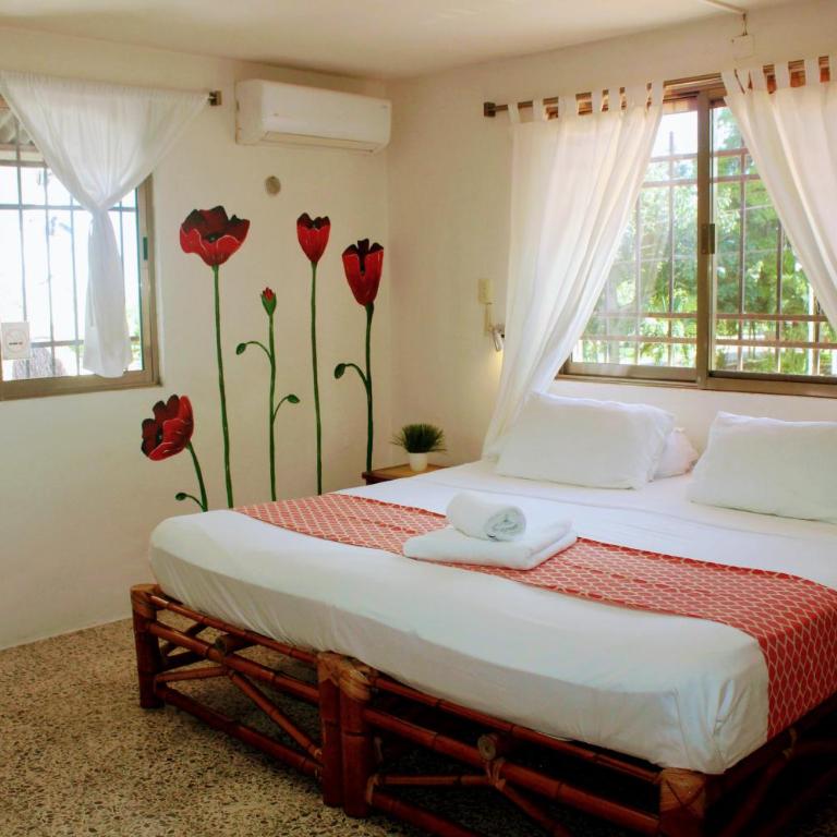 Pata de Perro Bacalar - Habitación Triple con baño compartido - 4