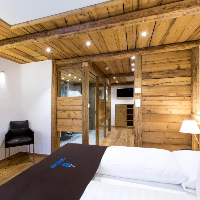 Hotel Crusch Alba Zernez - Junior Suite Graphite - 4