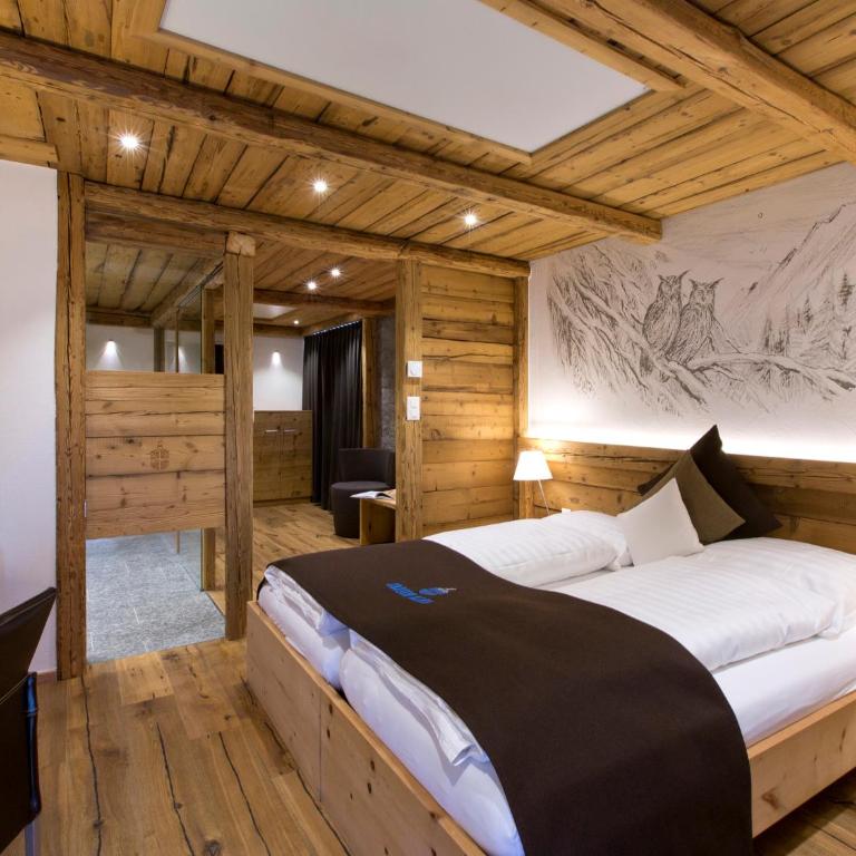 Hotel Crusch Alba Zernez - Junior Suite Graphite - 1
