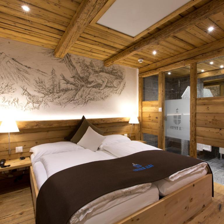 Hotel Crusch Alba Zernez - Deluxe Doppelzimmer Graphite - 2