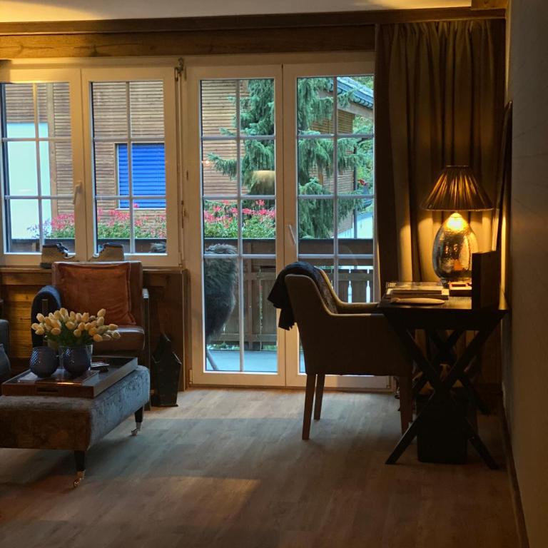 Chalet Bull Zermatt - Apartamento de 1 dormitorio con balcón y vistas a la montaña - 12