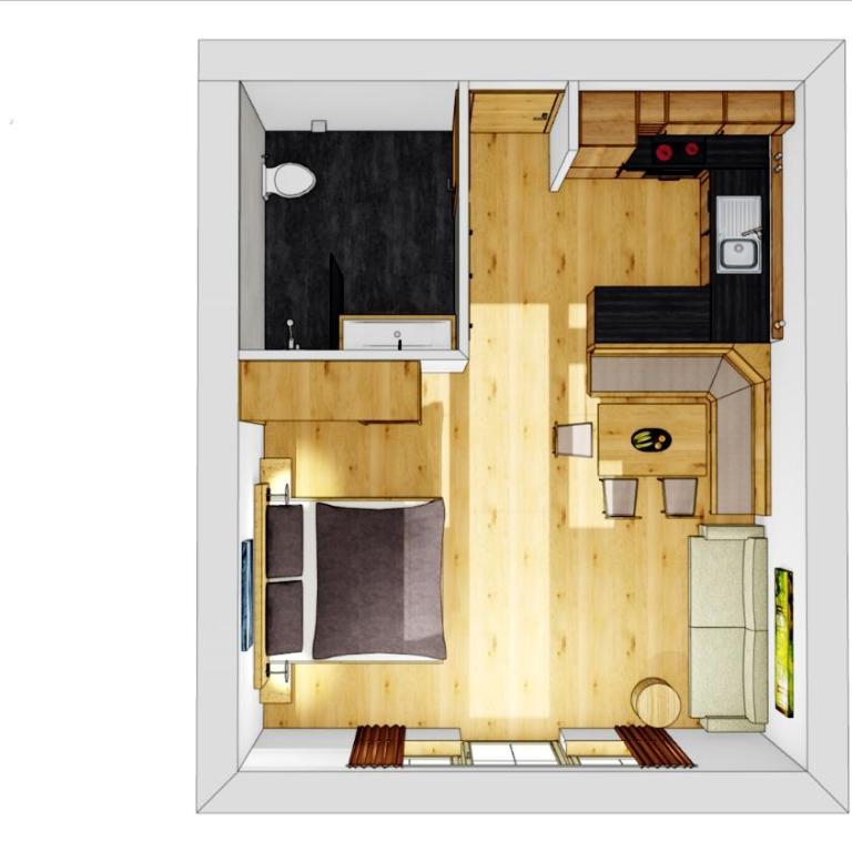 Sonnenappartements Madlstatthof - Apartment mit 1 Schlafzimmer - 18