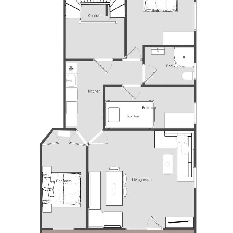 Appartements Gamper - Alpline Appartements KG - Superior Apartment (4 - 6 Erwachsene) - 18