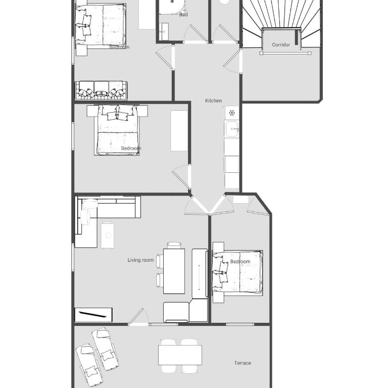 Appartements Gamper - Alpline Appartements KG - Superior Apartment (6-8 Erwachsene) - 18