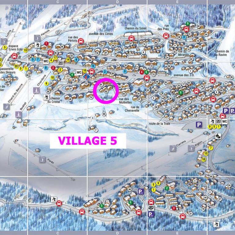 Appt 4/5 pers. Les Saisies front de neige - Apartment mit Blick auf die Berge - 8