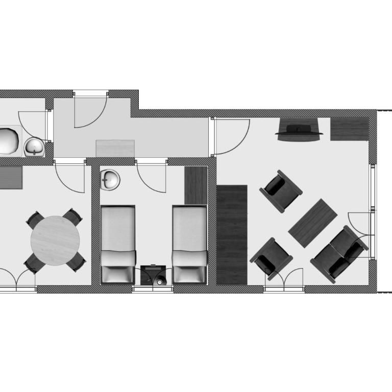 Chalet Soldanella - Apartment mit 1 Schlafzimmer und Terrasse nach Westen - 4