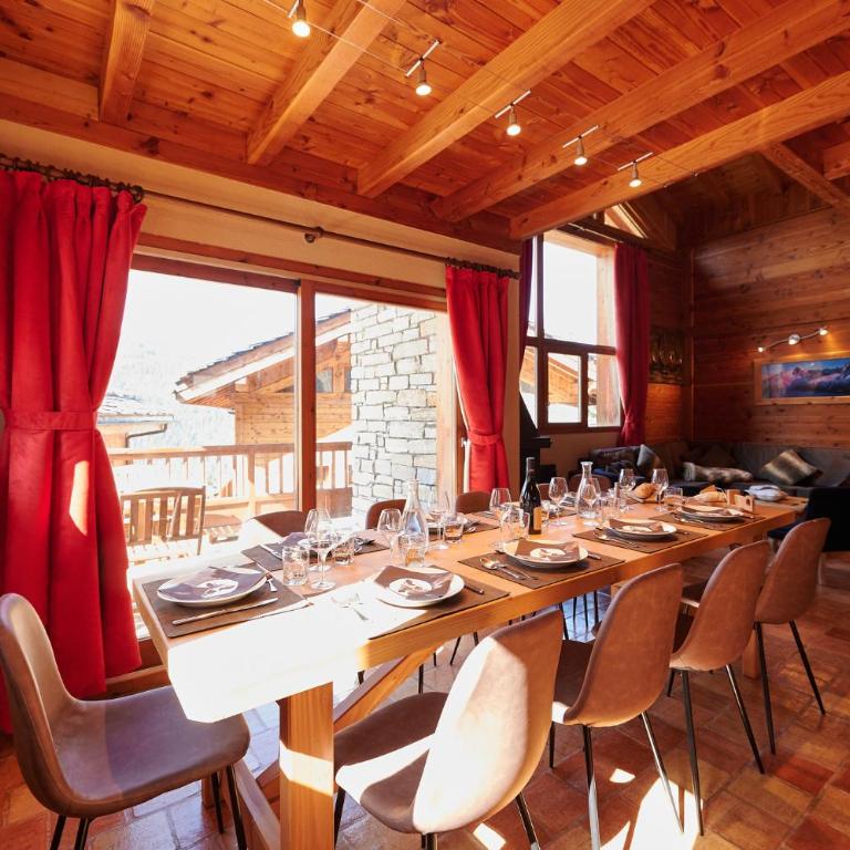 Chalet HERRISSON (6-9 pers) "Le Parchey" Peisey- Vallandry - Domaine Paradiski - Chalet Supérieur - 5