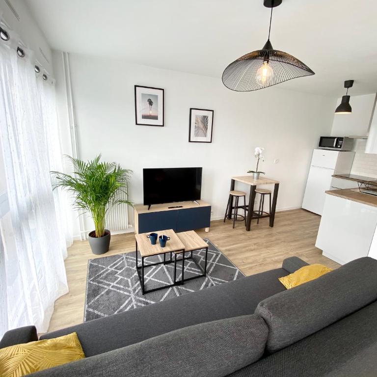 L'INDUSTRIEL CHIC, 2 PIECES AVEC VU IMPRENABLE SUR ROUEN - Apartamento de 1 dormitorio - 1