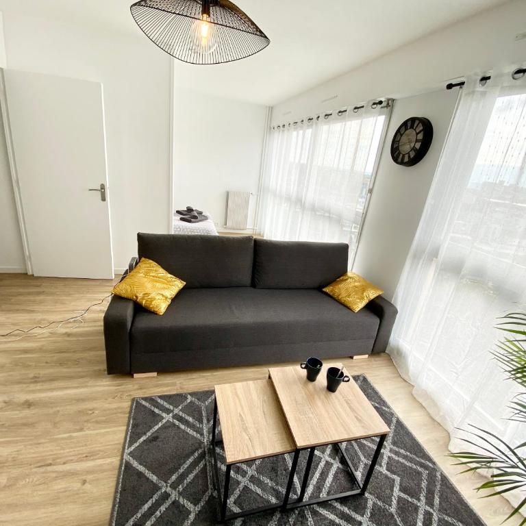 L'INDUSTRIEL CHIC, 2 PIECES AVEC VU IMPRENABLE SUR ROUEN - Apartamento de 1 dormitorio - 7