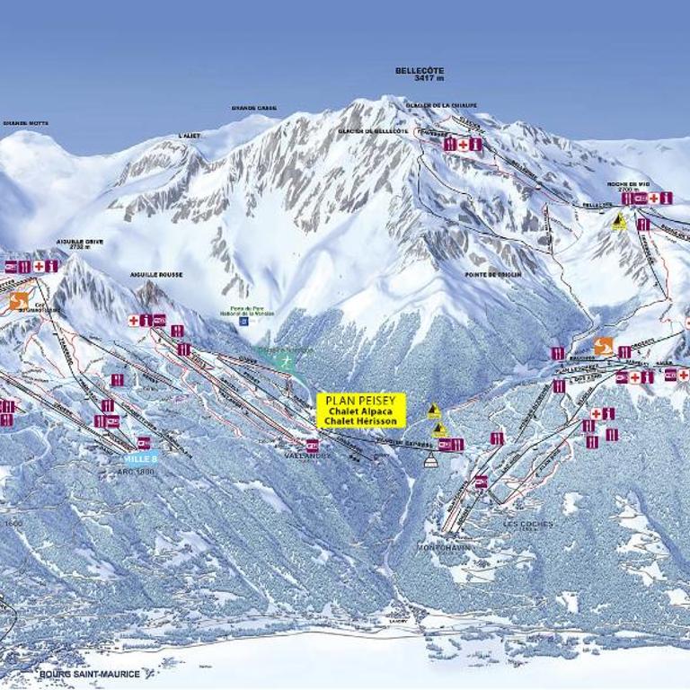Chalet CABOTTE (8-12 pers.) "Les Granges" Arc 1600 - Domaine Paradiski - Chalet - 37