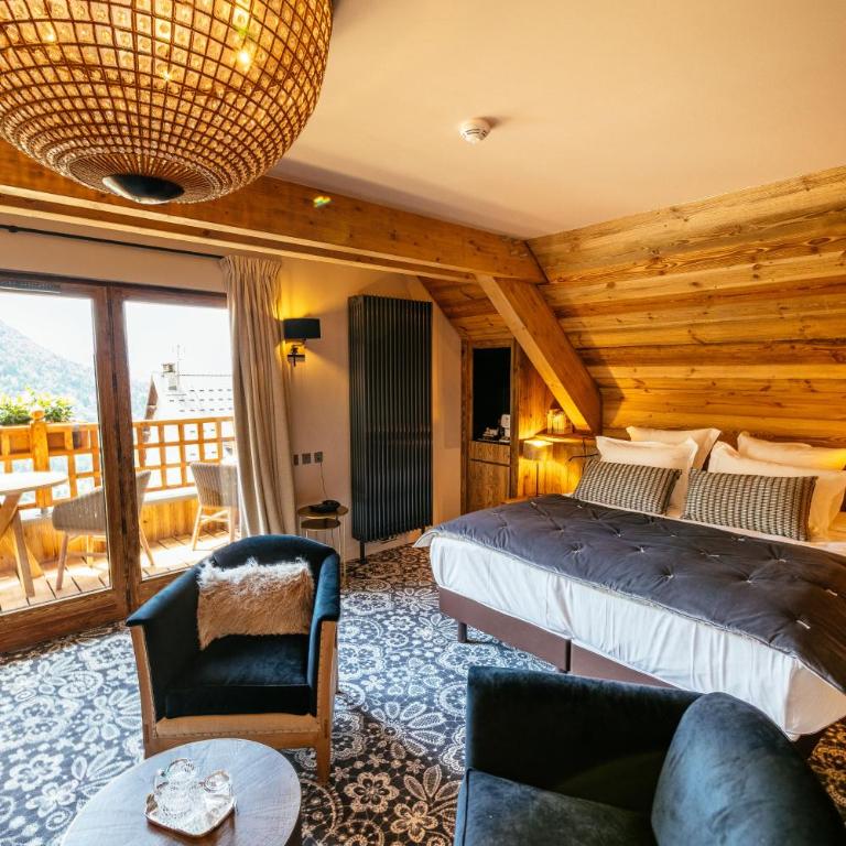 Hotel Le V de Vaujany - Suite avec Mezzanine Sud - 10