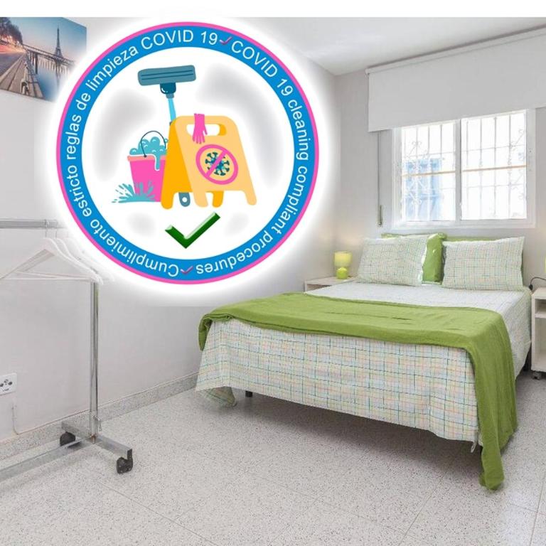 MalagaOnBeach 1 - Two bedrooms - up to 3 people - 20 meters beach - Apartment - Ground Floor - 1