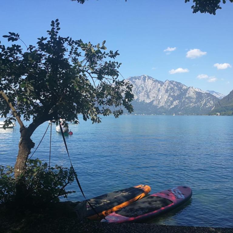 Ferienwohnung mit Seeblick, Unterach am Attersse - Apartment mit 2 Schlafzimmern - 24