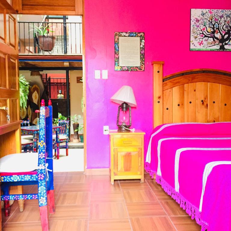 Hotel Cazomalli Oaxaca - Habitación Doble con balcón - 1