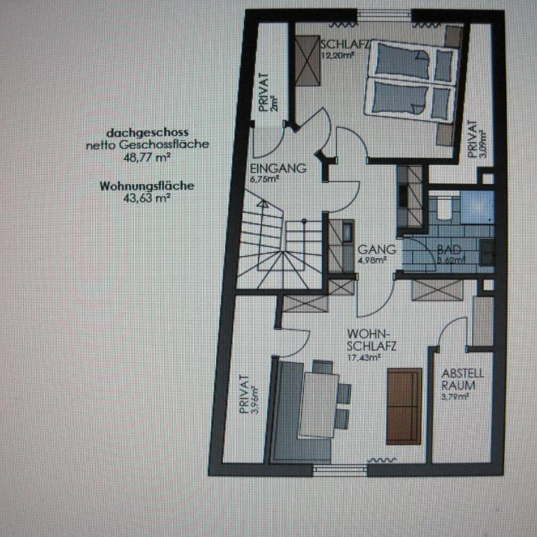 Haus am Dorfplatz - Apartment mit 1 Schlafzimmer - 4