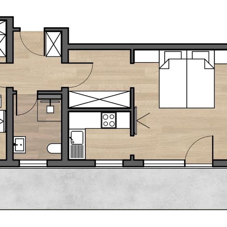 Bergzeit - Hotel & Appartements - Apartment mit 2 Schlafzimmern - 17