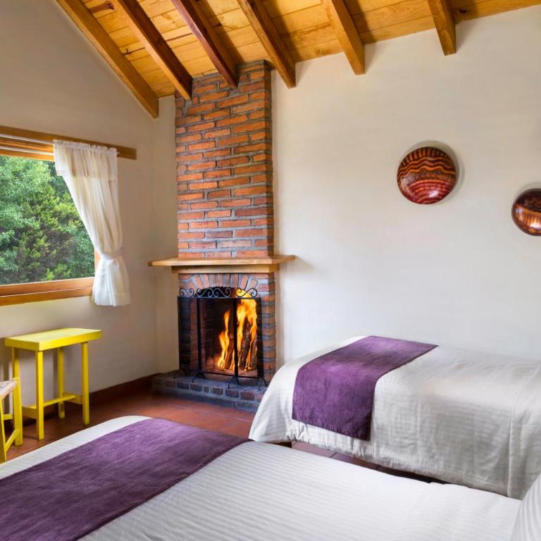 Cabañas Sierra Mazamitla - Habitación Doble - 2 camas - 4