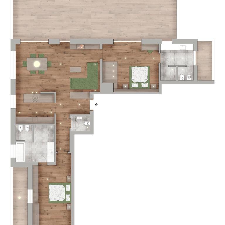 Residence Villa Al Sole - Deluxe Apartment - 8
