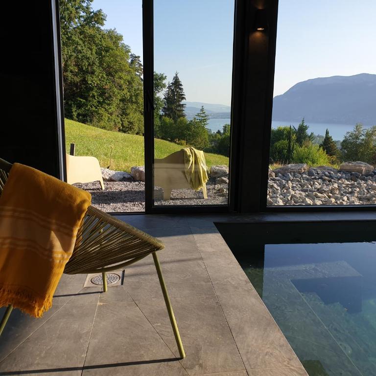 Les Ô d'Annecy - Chambre Double Supérieure - Vue sur Lac - 8