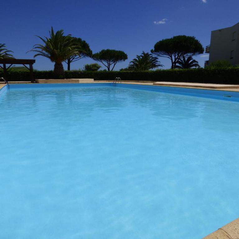 Résidence Les Capitelles à Saint Cyprien avec accès direct plage- Balcon donnant Splendide vue Mer et Piscine - Apartment mit 2 Schlafzimmern - 13