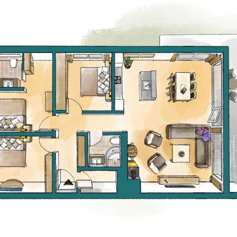 Matthiol Appartements - Apartamento de 3 dormitorios - 13