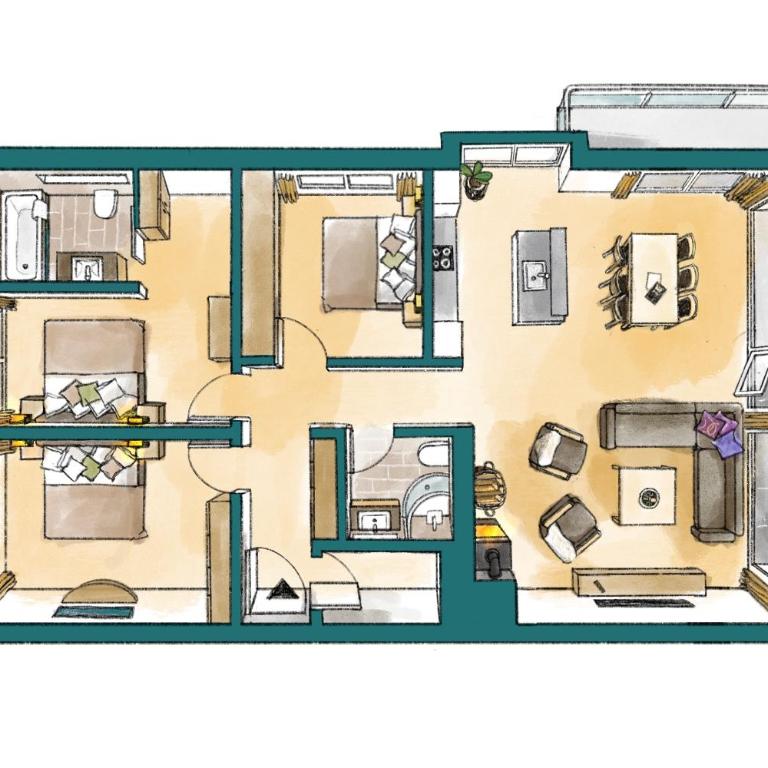 Matthiol Appartements - Apartamento de 3 dormitorios - 14