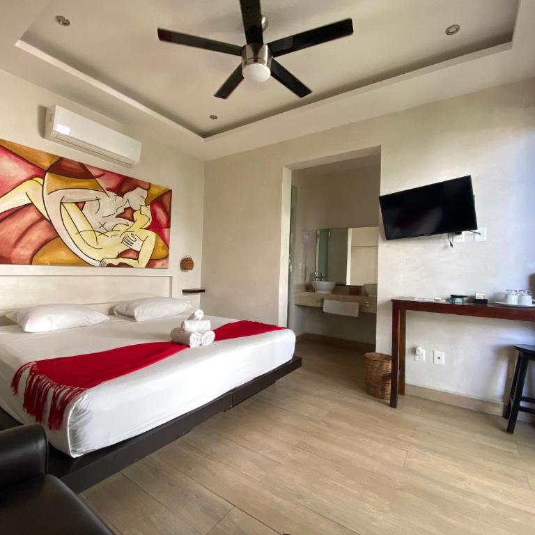 Pacha Tulum Boutique Hotel - Habitación Deluxe (2 adultos + 1 niño) - 14