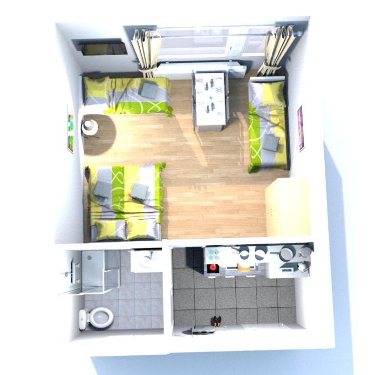 Apartments CITY Stadion - Studio-Apartment - 4