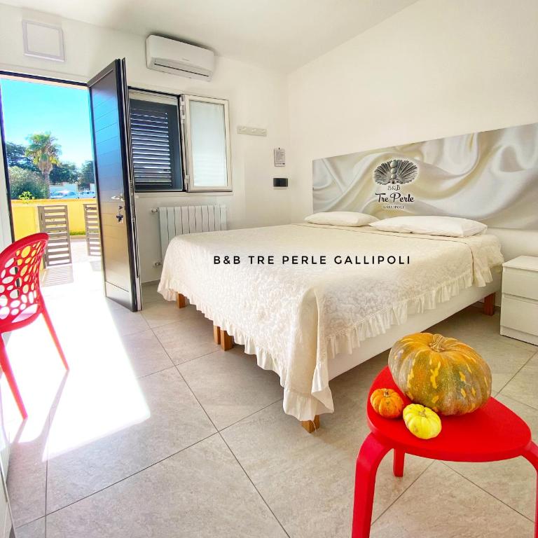 B&b Tre Perle - Camera Matrimoniale/Doppia con Letti Singoli con Terrazza - 9