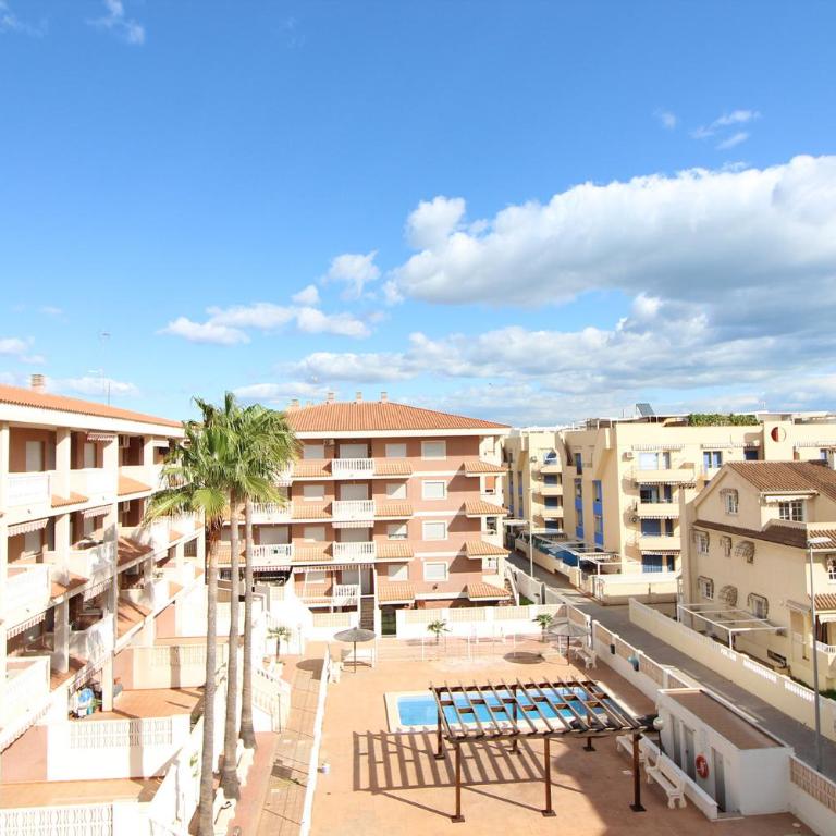 Global Vacacional, Estudio para parejas con piscina en Canet playa - Studio-Apartment - 3
