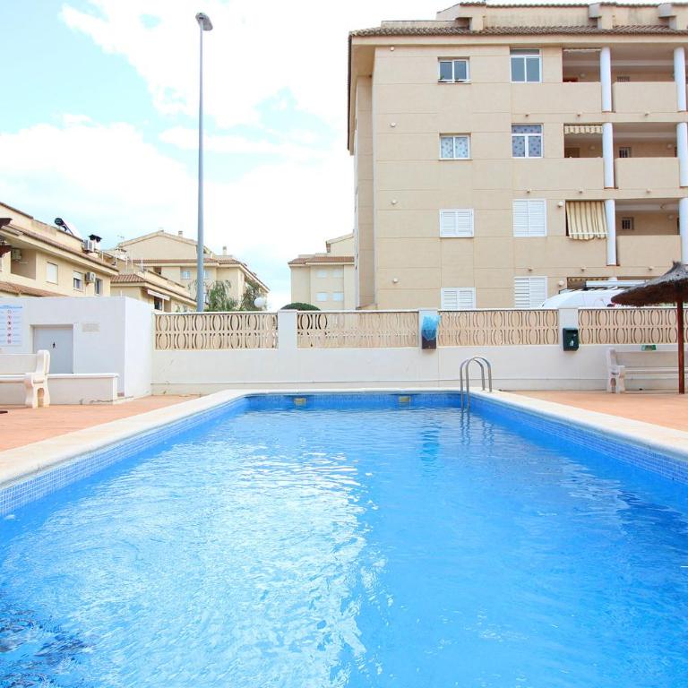 Global Vacacional, Estudio para parejas con piscina en Canet playa - Studio-Apartment - 18