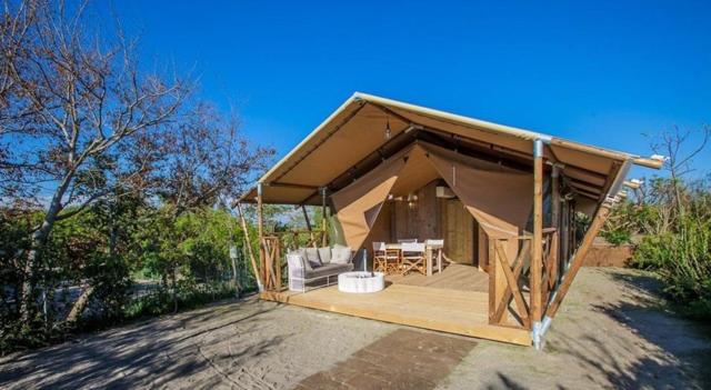 Camping Site de Gorge Vent - Tienda Lodge 2 habitaciones - Woody - 1