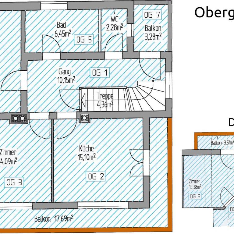Ferienwohnung Kern - Apartment mit 3 Schlafzimmern - 3