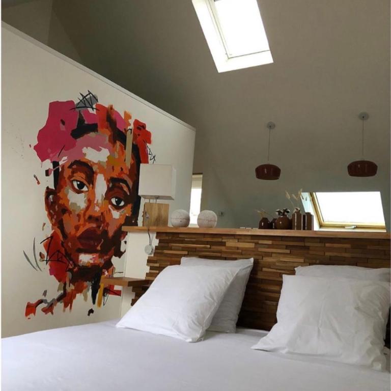 Ginkgo Maison d'hôtes - Chambre Quadruple avec Salle de Bains - 9