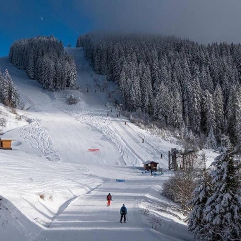 L'Enchalpe, Grand et lumineux studio avec coin montagne 5 personnes, 60m des pistes, PISCINE COUVERTE, WIFI, grand balcon expo EST, DRAPS NON COMPRIS - Studio - Vue sur Montagne - 23