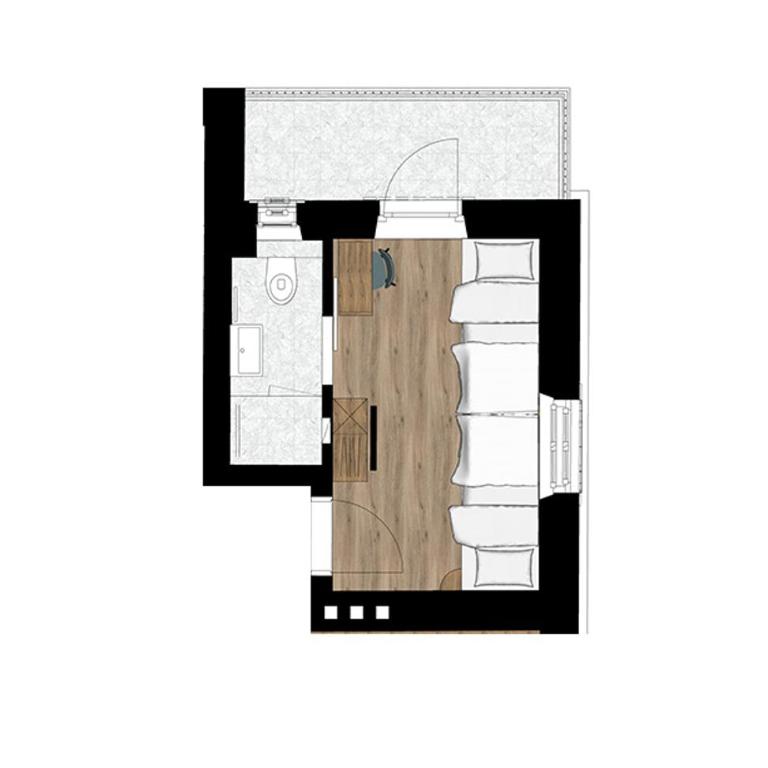 Villa Flöckner Bed & Breakfast - Kleines Zweibettzimmer - 1