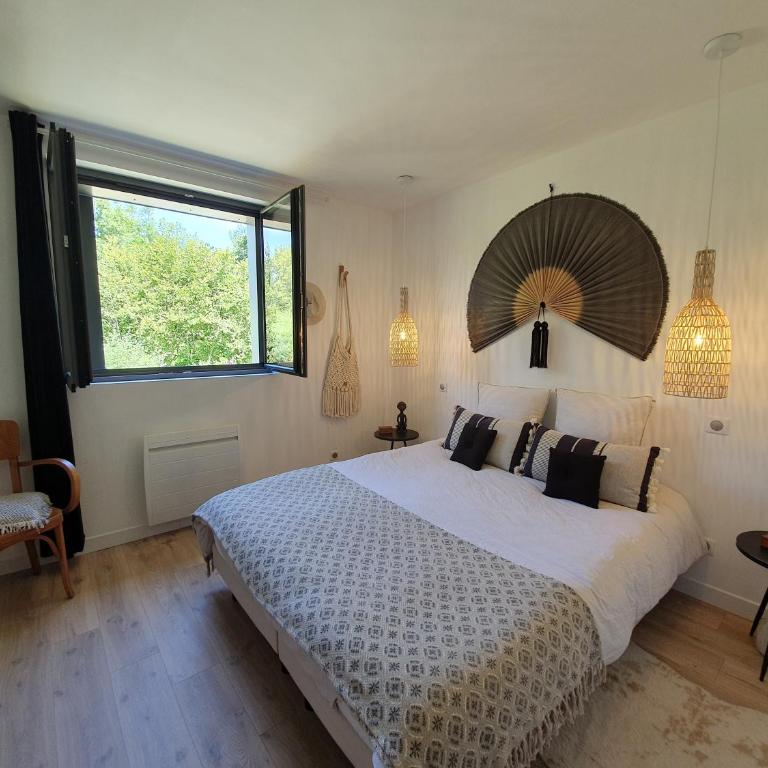 "Au jardin sur l'eau" Hortillonnages - Chambre Double ou Lits Jumeaux - Vue sur Jardin - 1