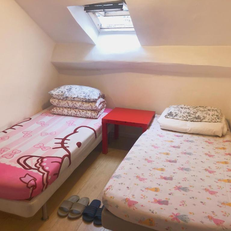 Art Beaubourg - Chambre Double ou Lits Jumeaux avec Salle de Bains Privative - 1