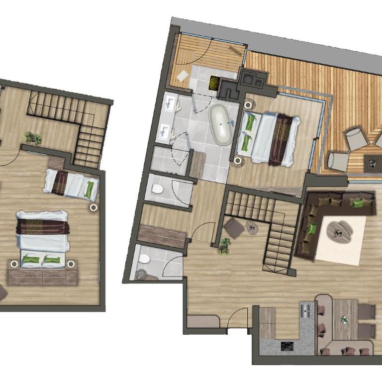 Apartmenthaus Wiesenhof - Apartment - auf 2 Etagen - 9