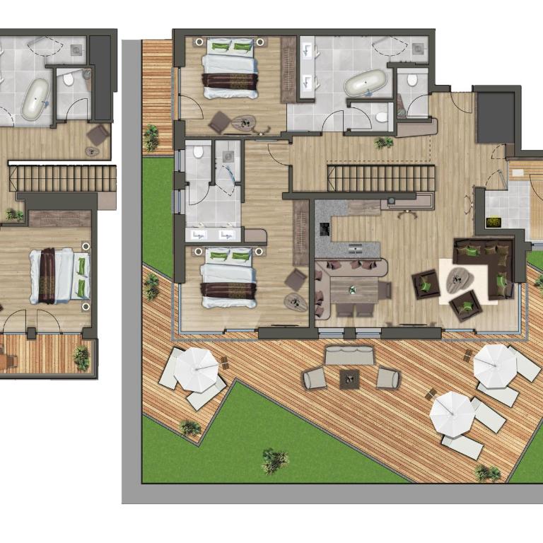 Apartmenthaus Wiesenhof - Superior Apartment mit Sauna - 14