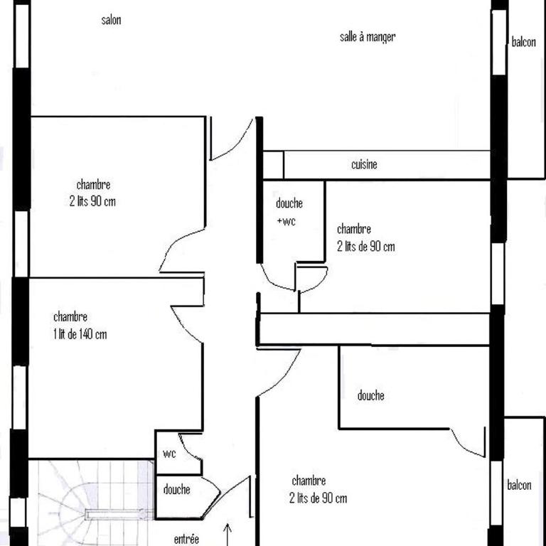 Adret - Appartement avec Balcon - 2