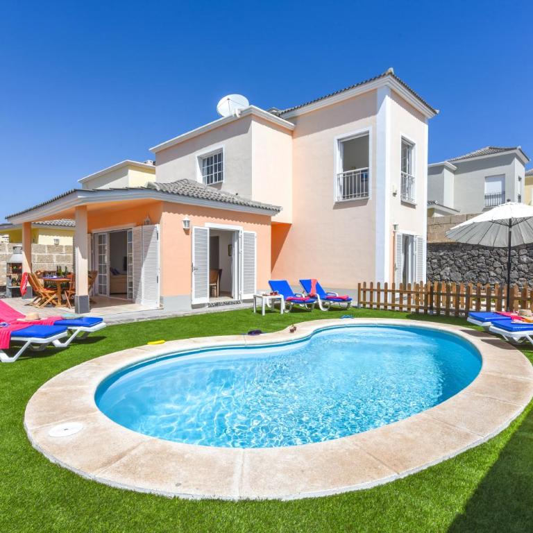 Villa Aloe con piscina climatizada, Playa Fañabe, Costa Adeje - Casa de 3 dormitorios - 1