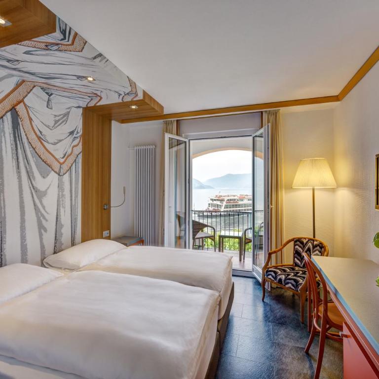 Albergo Carcani by Ketty & Tommy - Camera Doppia con Letti Singoli con Terrazza e Vista Lago - 2